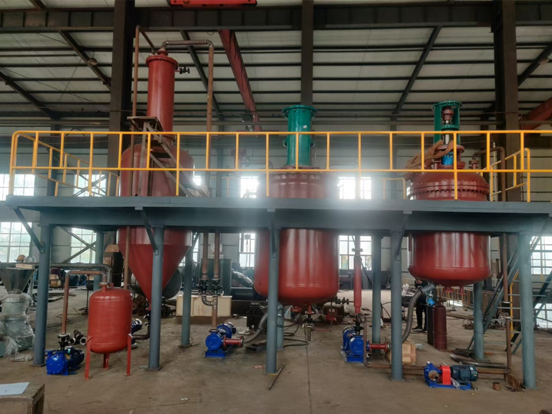 Lubricating grease production line 